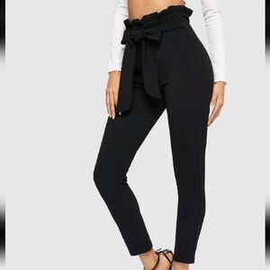 Chic Black High-Waisted Pants Nwt